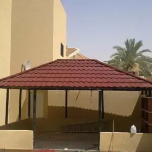 0464 افق جدة للهناجر والمظلات ساندوتش بانل | بناء مجالس