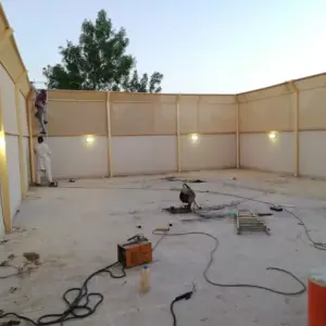 افق جدة للهناجر والمظلات ساندوتش بانل | سواتر