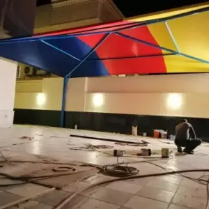 0228 افق جدة للهناجر والمظلات ساندوتش بانل | مظلات مسابح