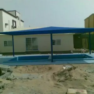 0235 افق جدة للهناجر والمظلات ساندوتش بانل | مظلات مسابح