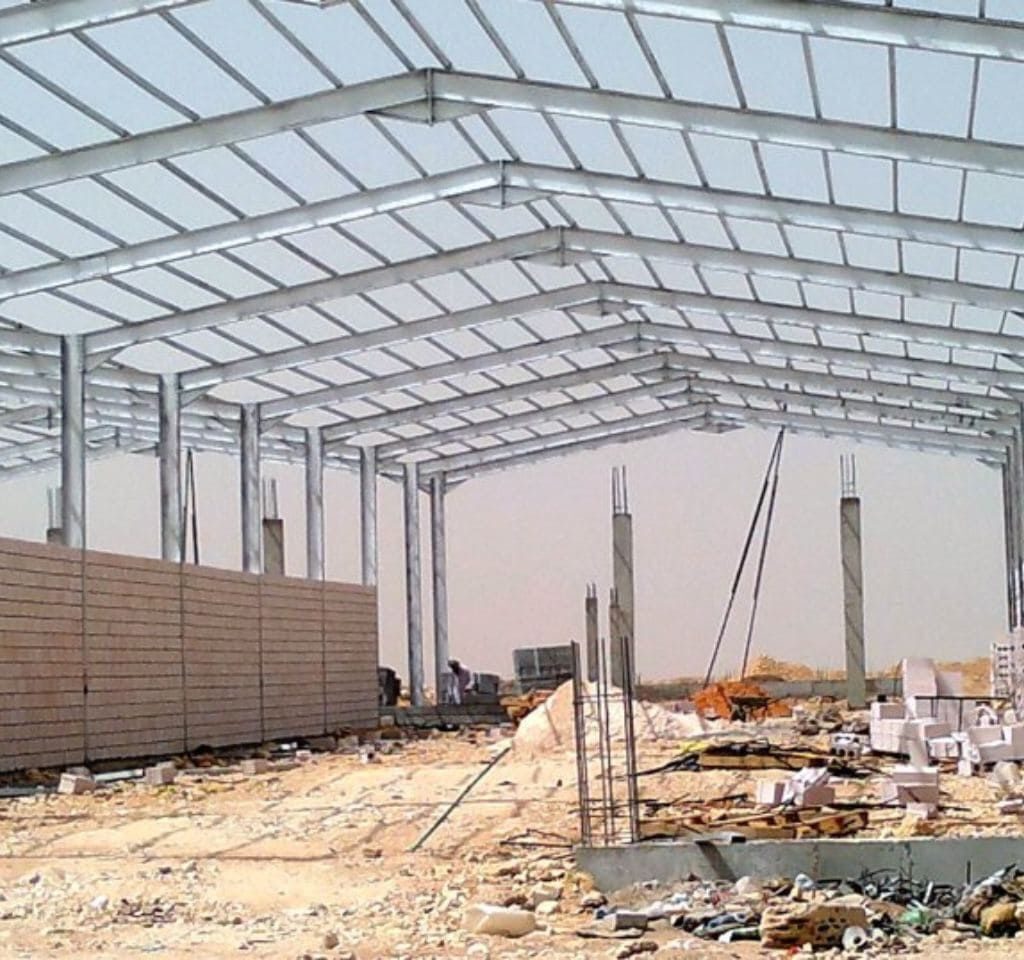 تركيب هناجر حديد