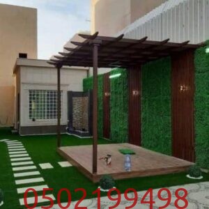 أشكال مظلات حدائق مودرن