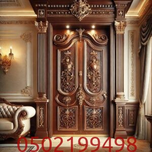 ابواب خشب داخلية فخمة