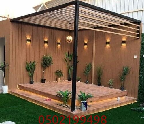 تركيب مظلات حدائق خارجية بتصاميم عصرية