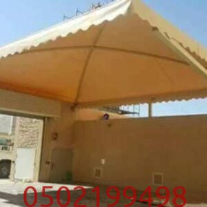 تركيب مظلات قماش بي في سي