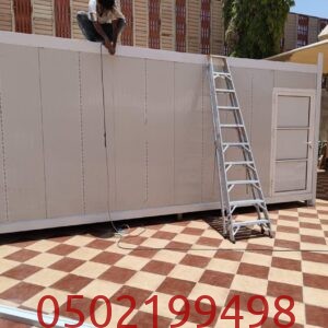 تصميم ملحق خارجي مع دورة مياه