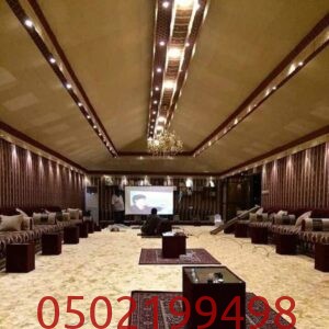 تفصيل بيوت شعر من الداخل